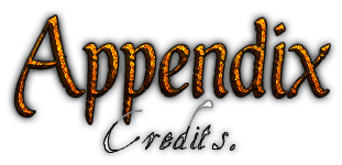 Appendix: Credits.